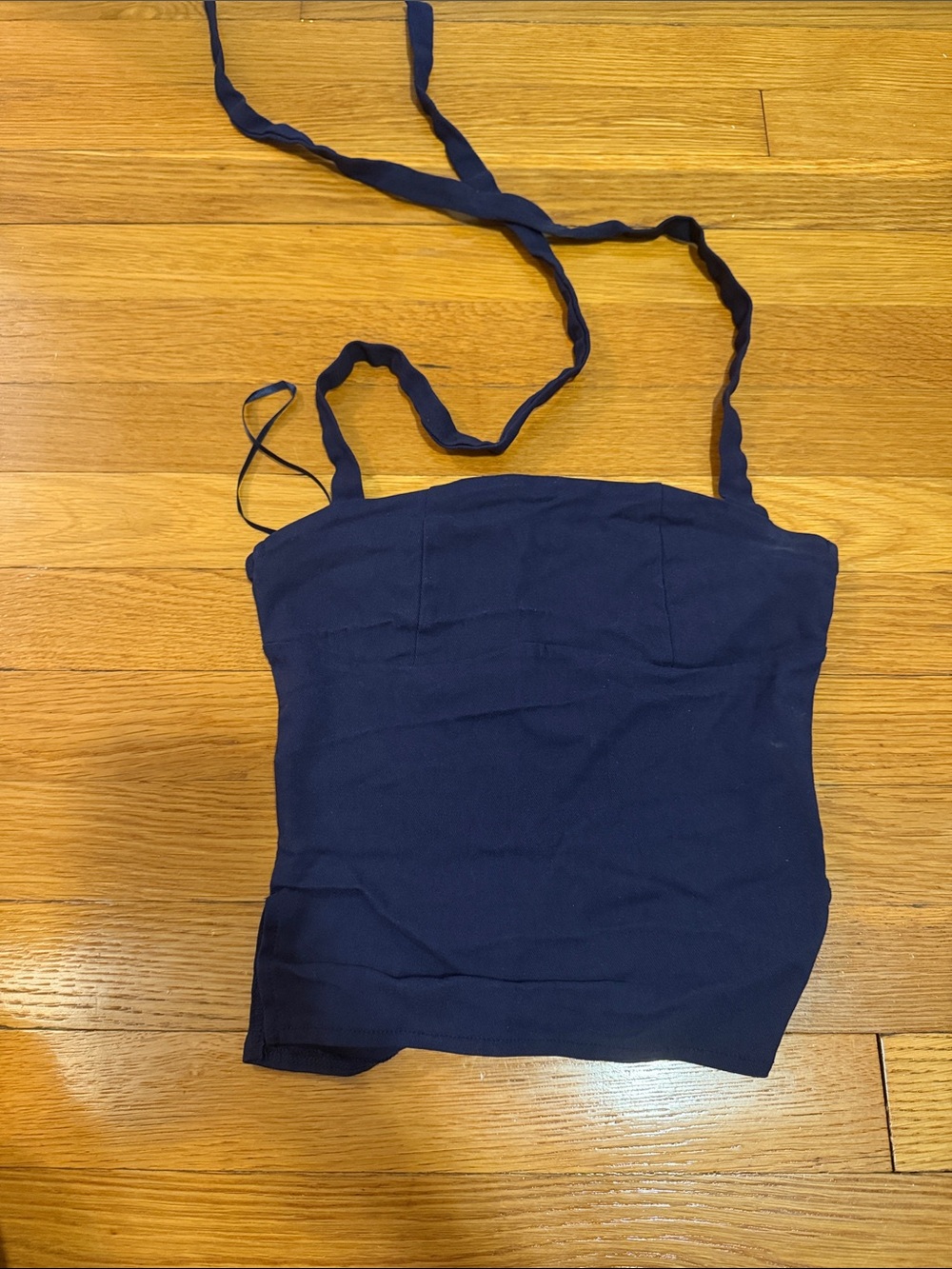 Edikted Navy Blue Strappy Camisole